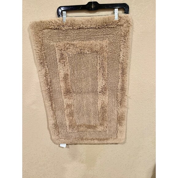 UGG Emma Bath Rug Mat Beige Tan Cobblestone Looped Textured Luxury Bathroom - Picture 3 of 8